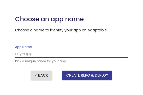 Choosing an app name